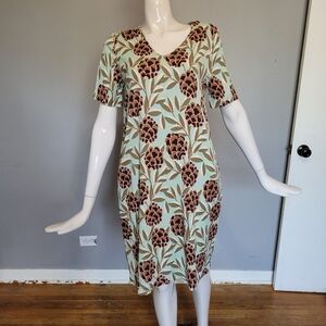 Zilch Amsterdam Pinecone Print Dress, VGUC, Size S